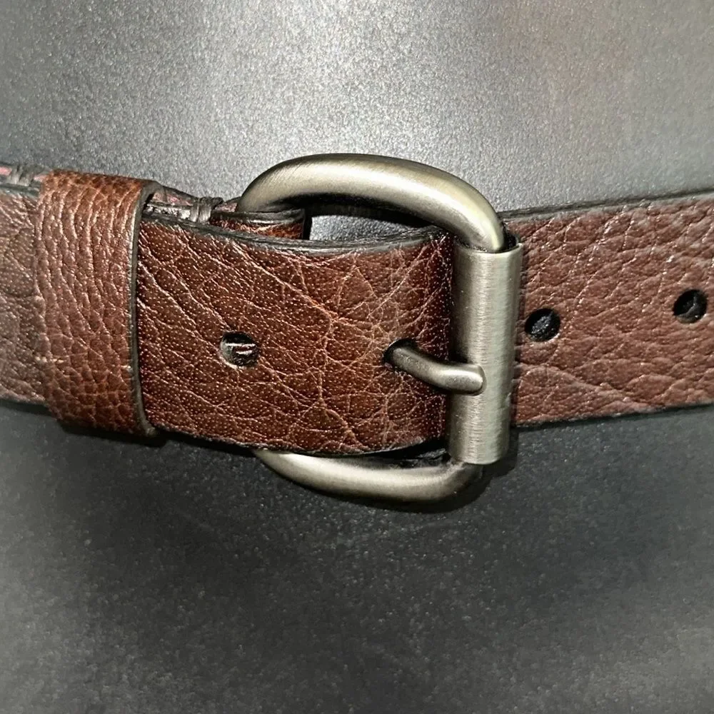 Men's Brown Leather Belt -‎ 38” to 40”